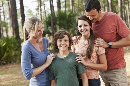 Family on a summer camping trip | Moreno Family Law LLC